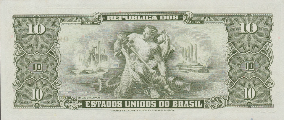 Imagem do verso da cédula